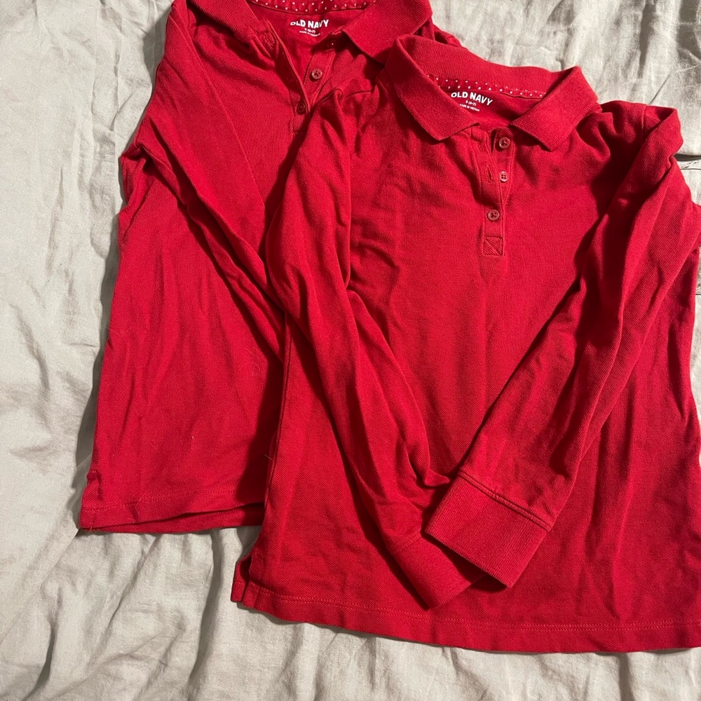 Kids Red Polo Shirt